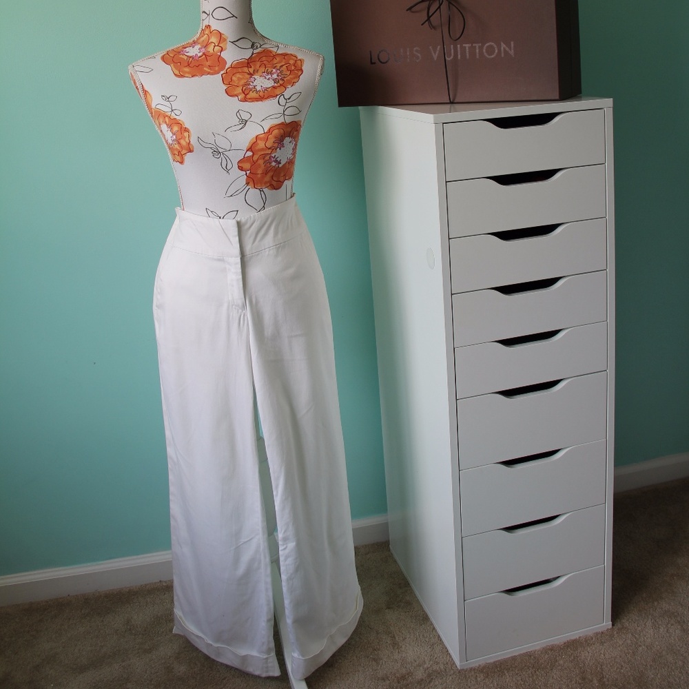 🥑 Selé White Pant with Wide Leg