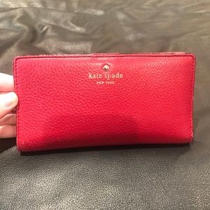 Red Kate Spade wallet