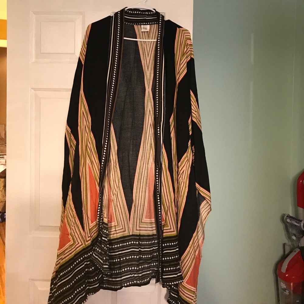 Long flowy statement piece