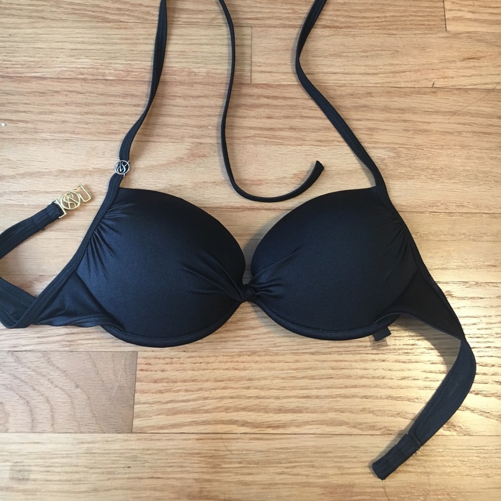 Black swim top Victoria's Secret