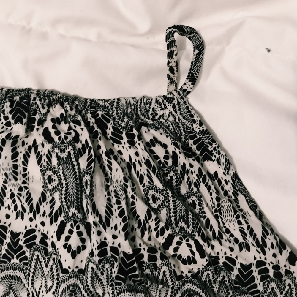 Patterned Halter Top