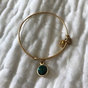 Alex and Ani - emerald birth stone bracelet