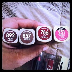 L'Oréal, wet&wild, Milani lipsticks. "$20 for all!