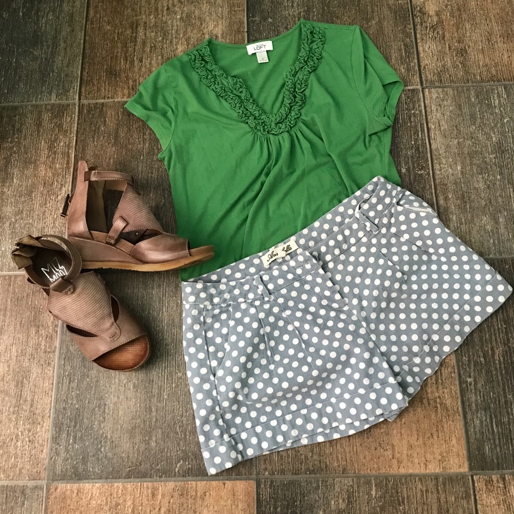 Annabella polkadot shorts