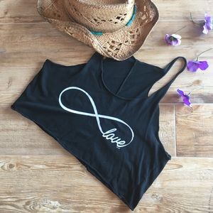Infinity Love Crop Top