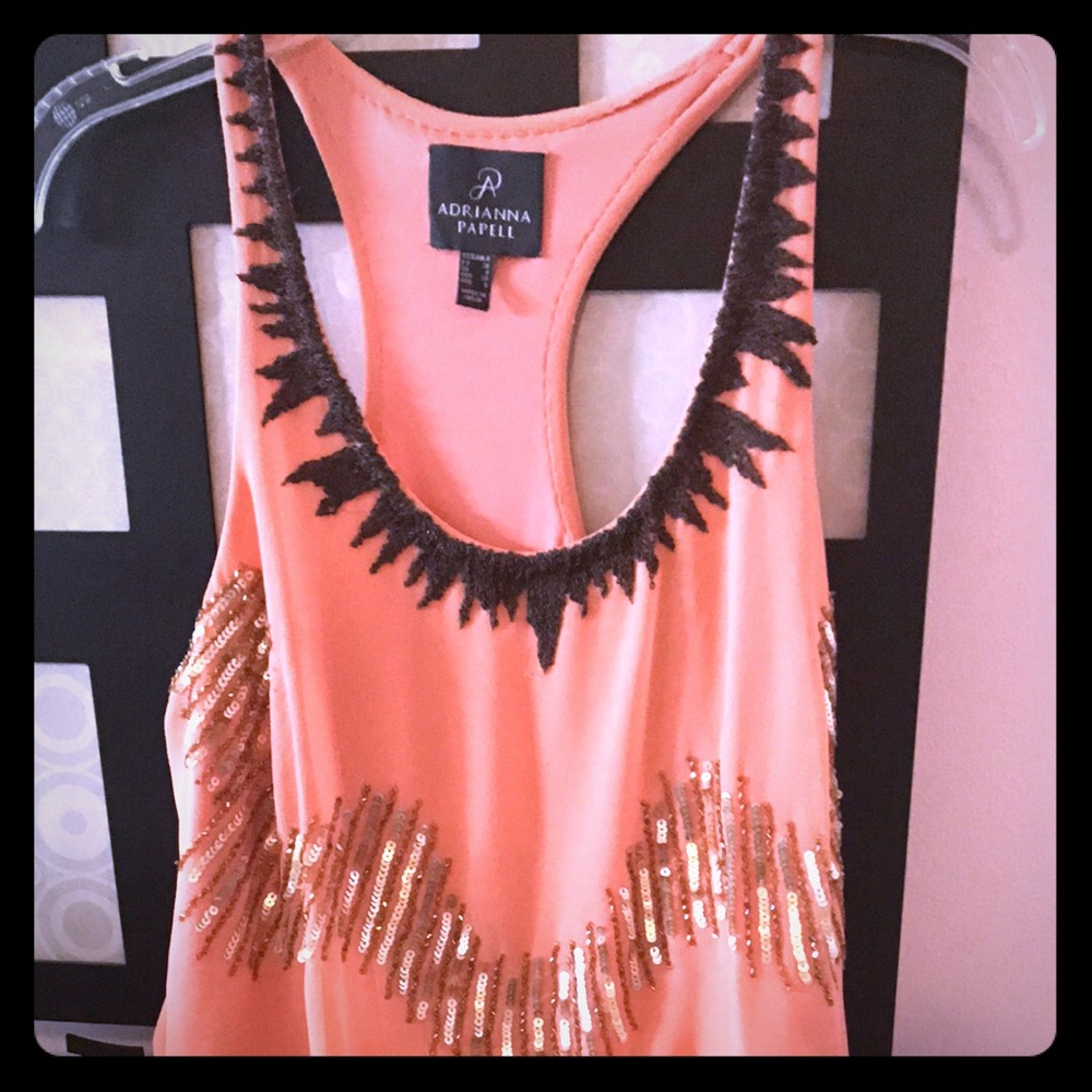 Coral dress