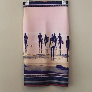 Neoprene tube skirt printed with surfers? Yes!