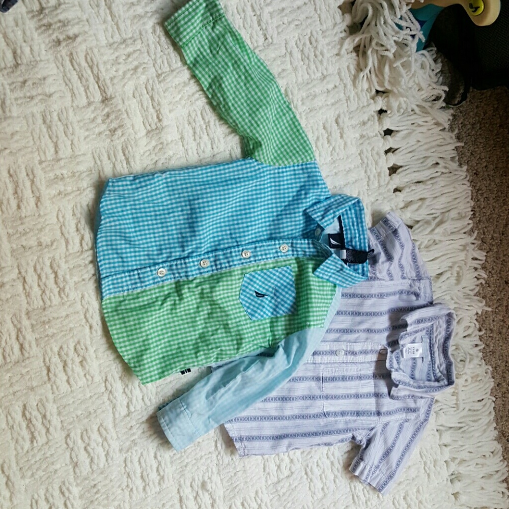 Baby boy shirts long and short sleeves