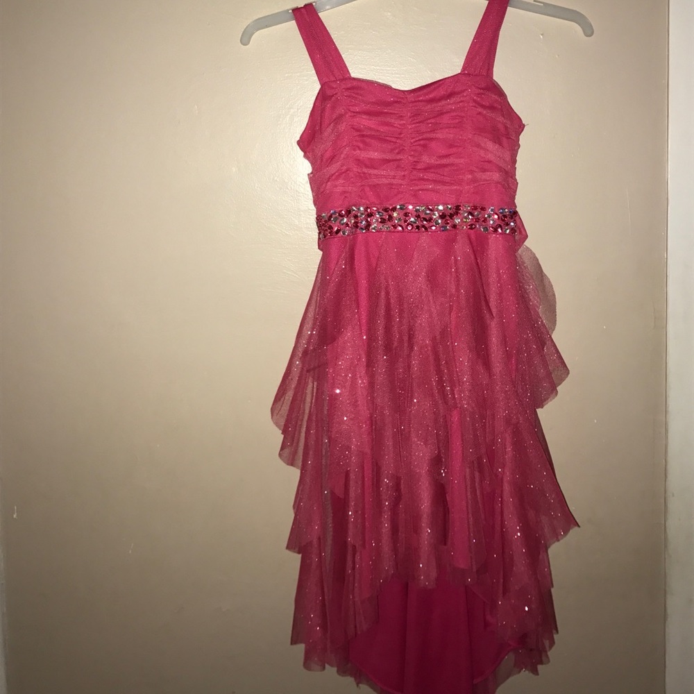Girls Pink formal dress