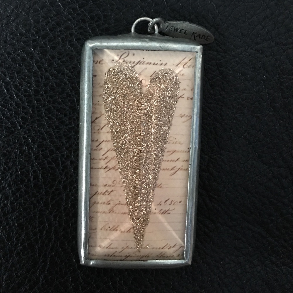 Jewel Kade Necklace Glittery Heart Charm