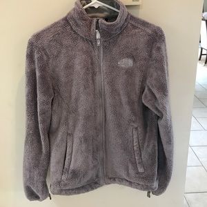 Grey north face jacket