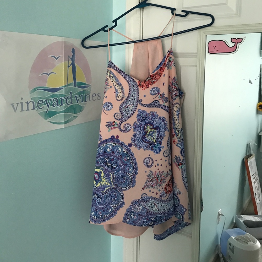 paisley tank top