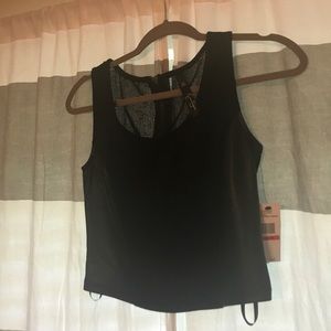 BNWT Jessica Simpson Black Crop Tank Size XS