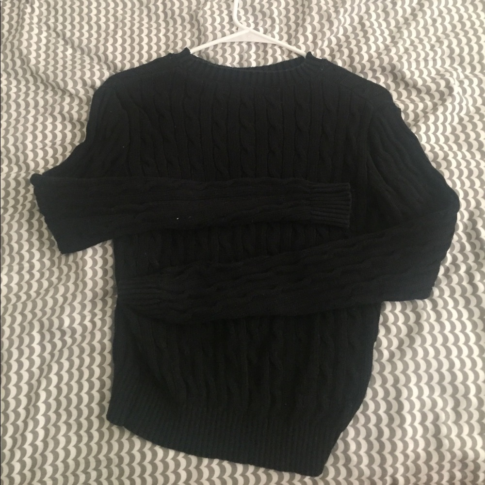 American apparel cable knit sweater