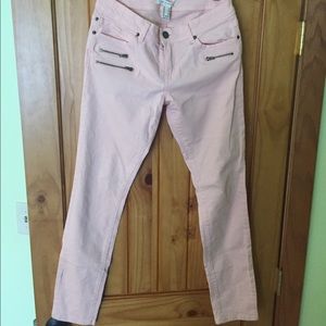 Light peach colored Life in Progress skinny jeans
