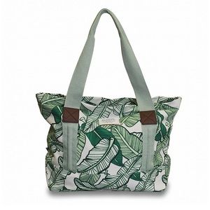 Sloane ranger banana leaf tote