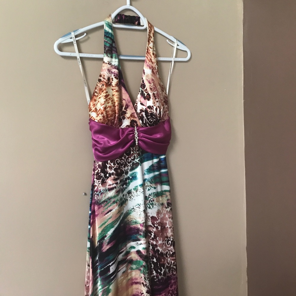 B. Darlin Prom dress multi colored pattern