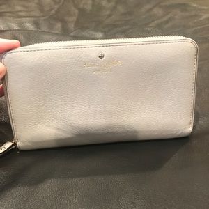 Grey Kate Spade wallet