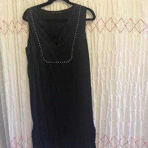 Black silk zara dress