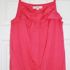Loft- Pink Tank Top