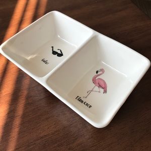 Rae Dunn Flamenco & Gafas Trinket Tray
