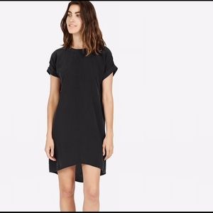 Everlane silk short sleeve t dress
