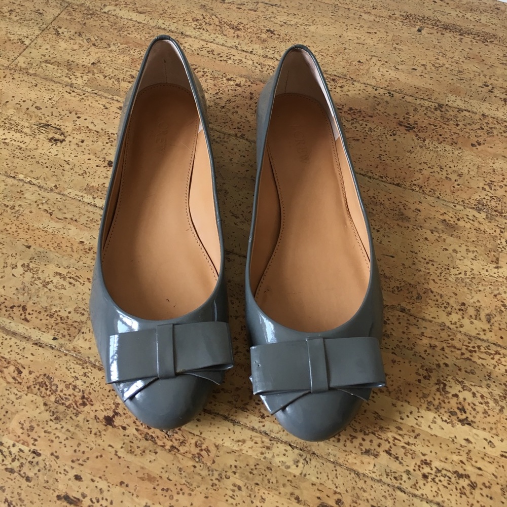 J.Crew patent leather flats