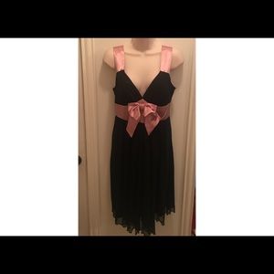Black and Pink evening dress Medium