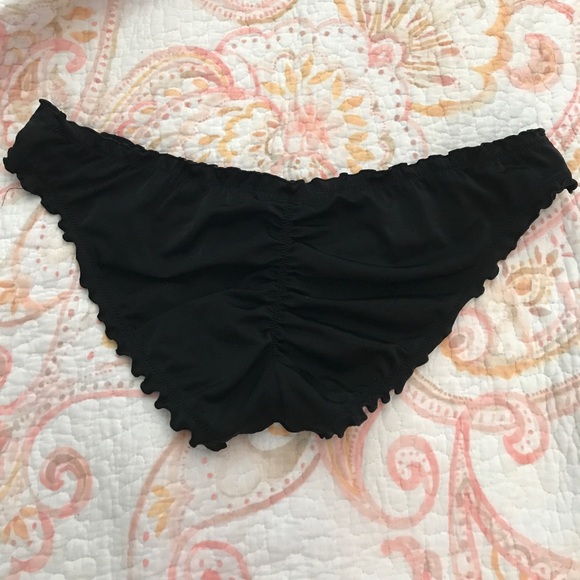 SOLD Victoria's Secret Ruffle Cinched Bottoms - Picture 1 of 2