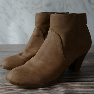 Style & Co Tan Ankle Boots Booties