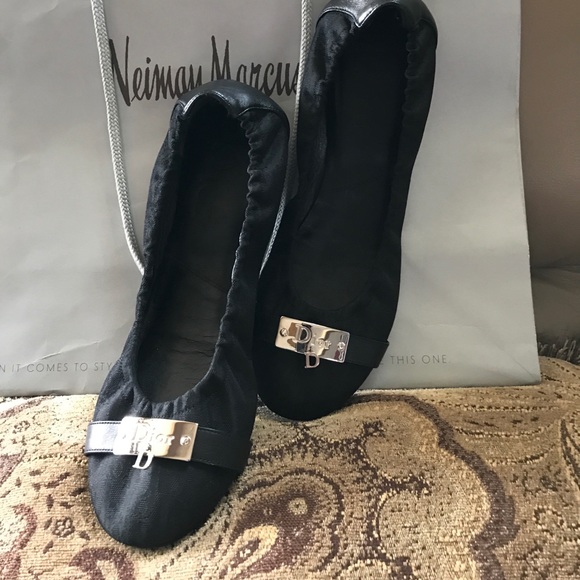 Christian Dior Shoes - Beautiful Christian DiorBallet Flats w/charm 9.5