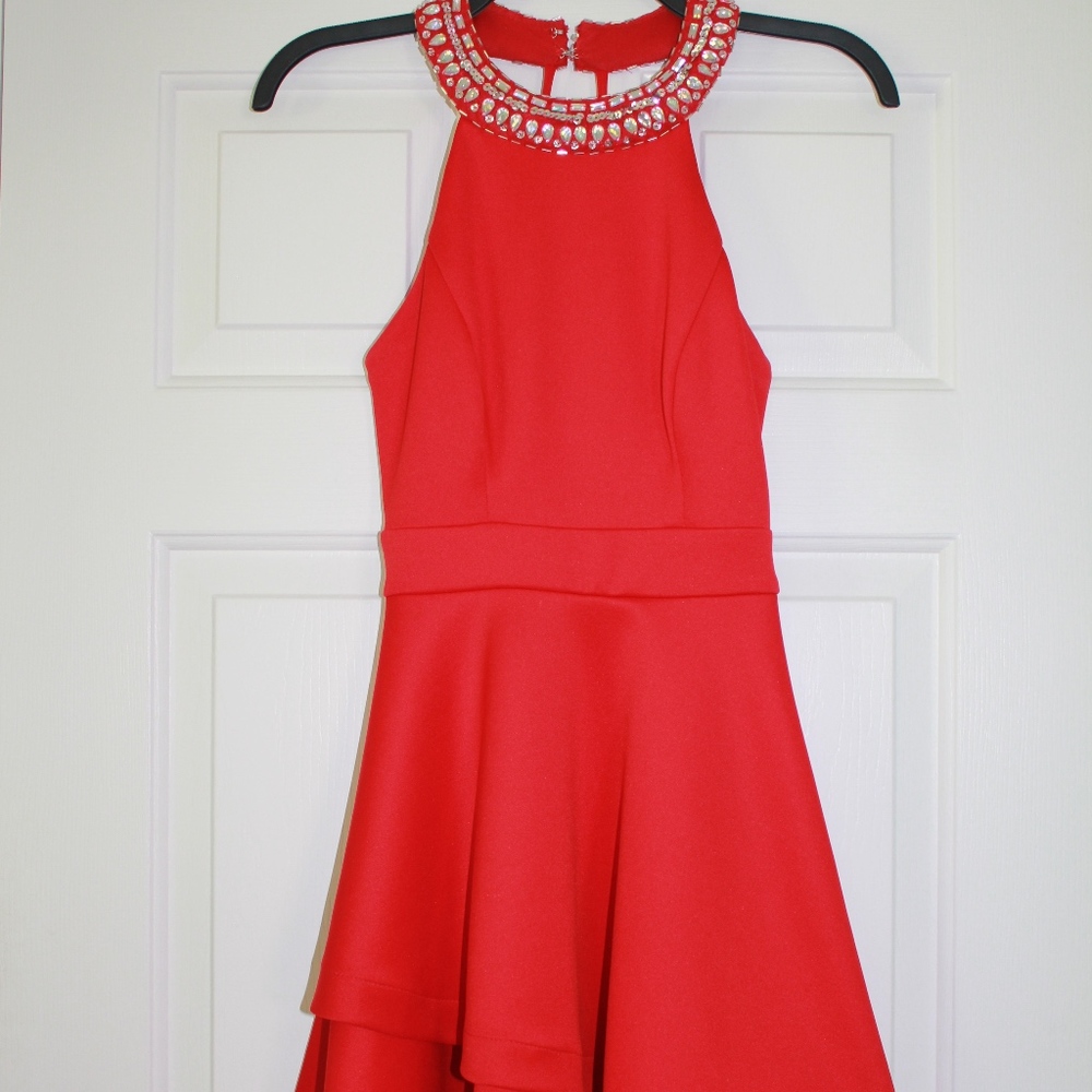 B. Darlin- A-line, Jeweled Party Dress
