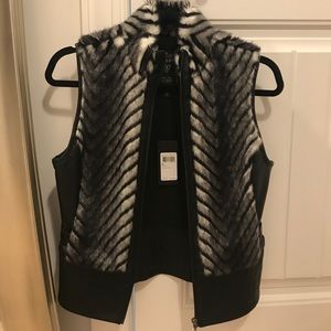 NWT Guess Faux fur vest