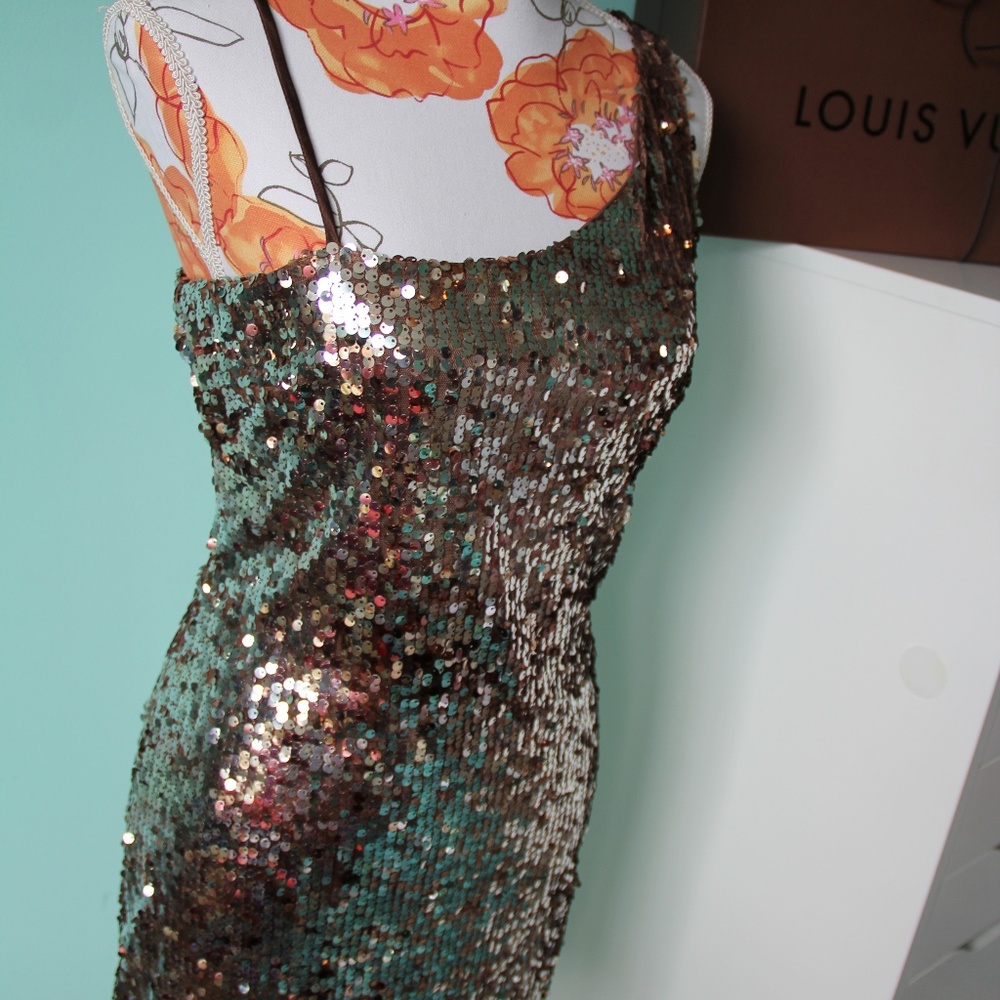 🥕 NWOT Sparkle Party Dress - Picture 2 of 8