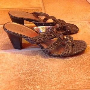 Anne Klein low heel sandals