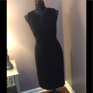 NWT! Ann Taylor navy blue sheath.  Classic!