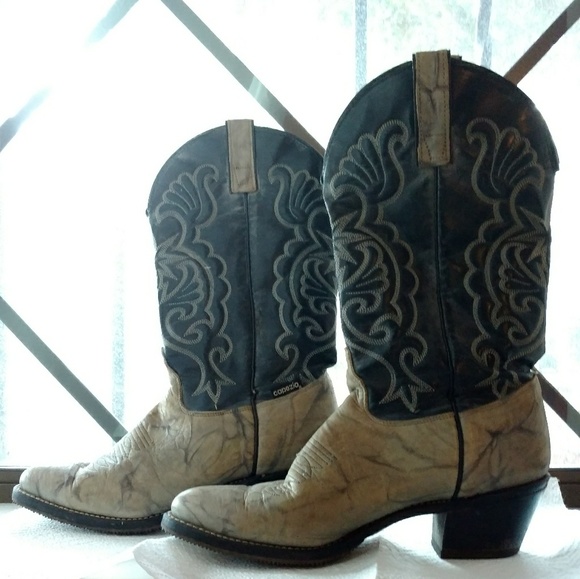 Capezio cowgirl boots back and gray used size 8.5M