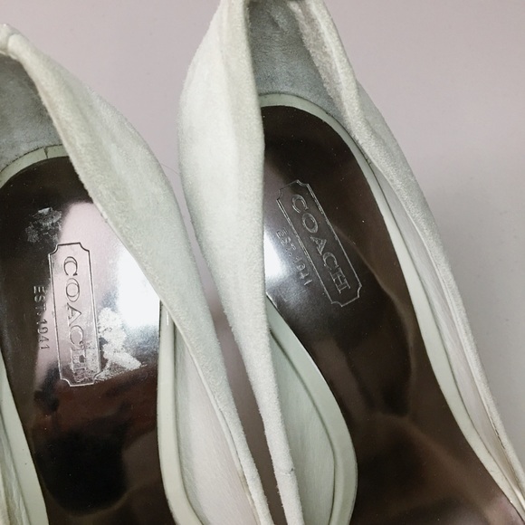COACH Selma Suede Peep Toe - Picture 3 of 8