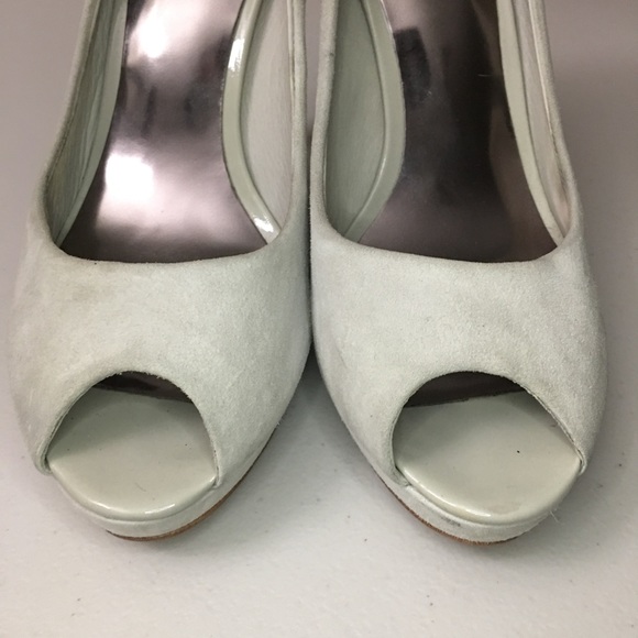 COACH Selma Suede Peep Toe - Picture 5 of 8