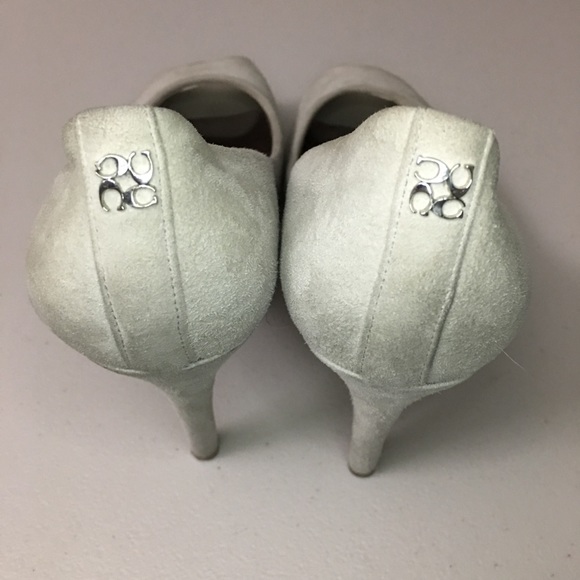 COACH Selma Suede Peep Toe - Picture 6 of 8