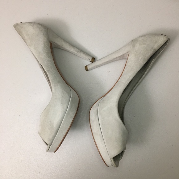 COACH Selma Suede Peep Toe - Picture 7 of 8