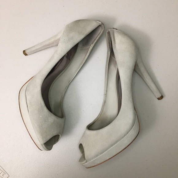 COACH Selma Suede Peep Toe - Picture 8 of 8