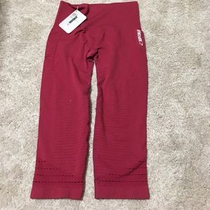 Gymshark high waisted seamless cropped