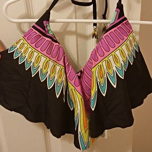 Trina Turk Black Bikini Top