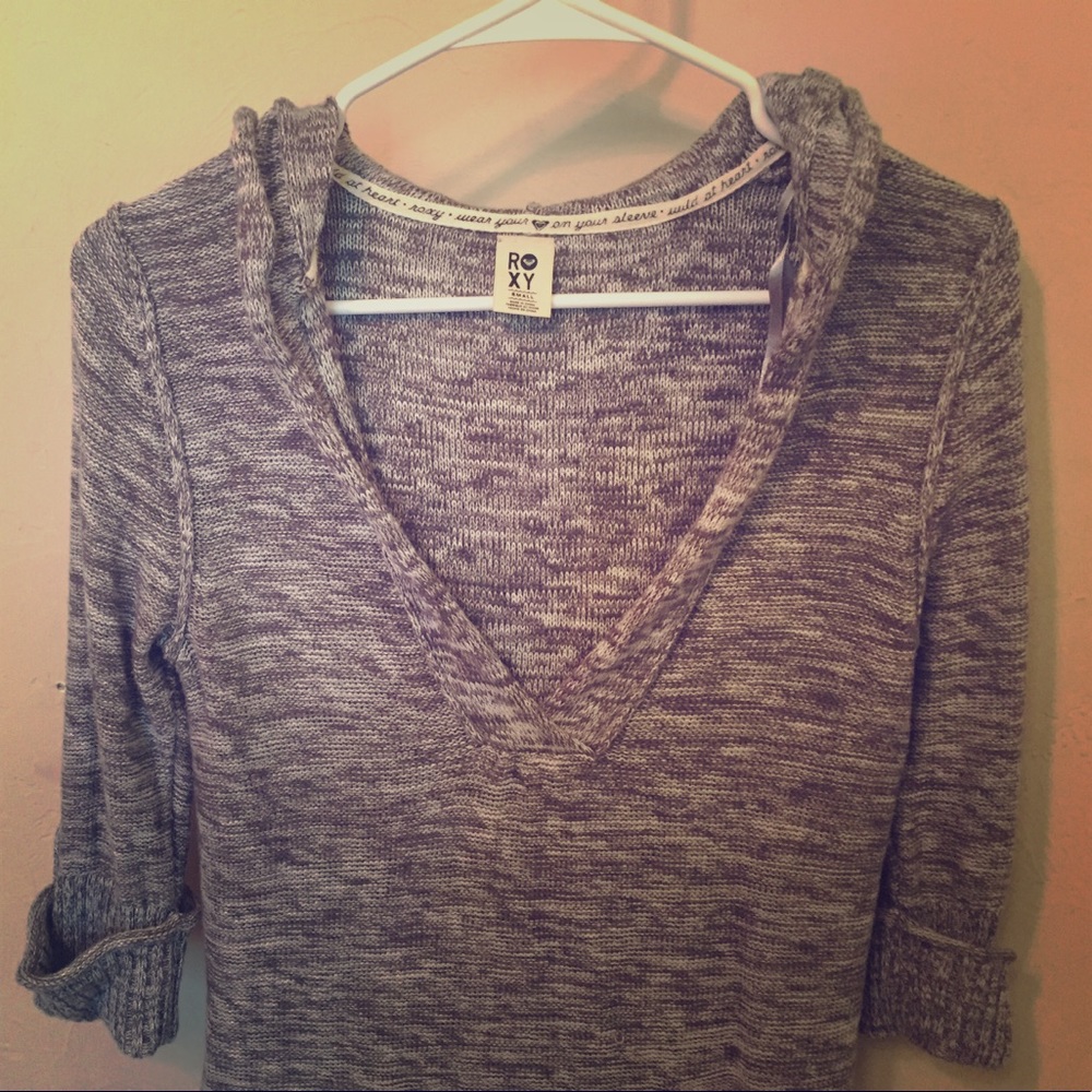 Heather Gray Roxy Hoodie