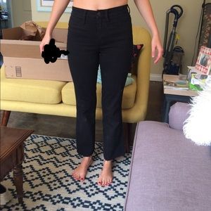 Madewell cropped flea market flares 26