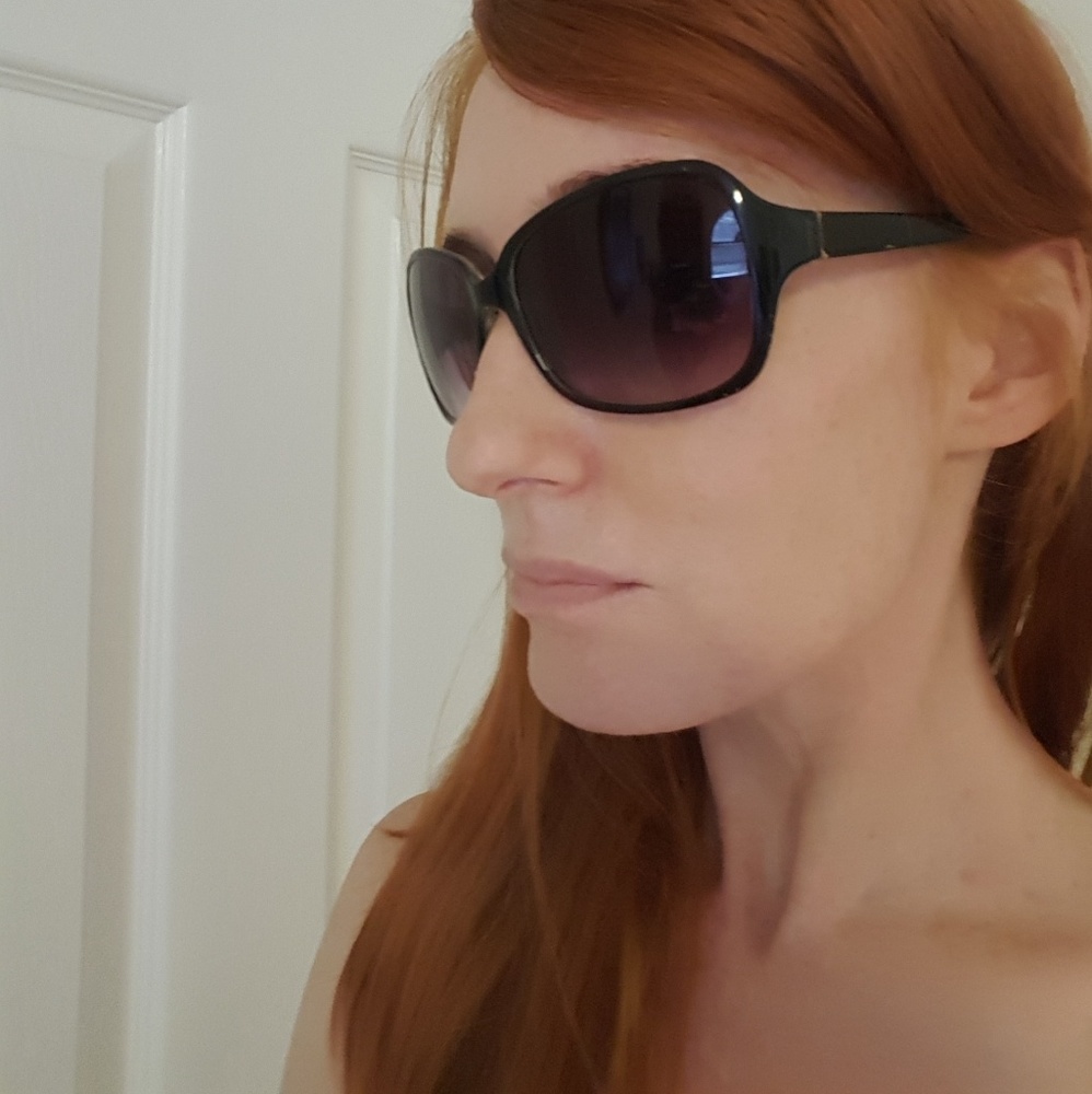 Black sunglasses, used but still look good