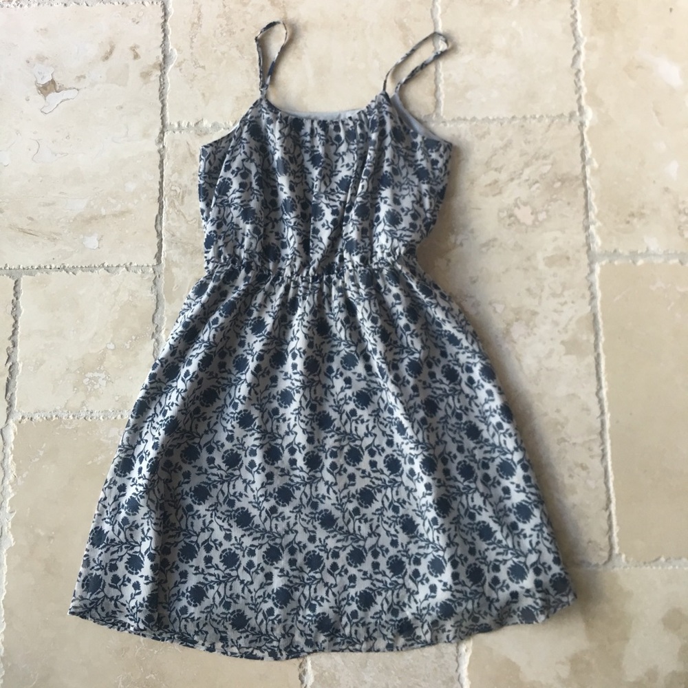 Loft Chiffon Floral Dress