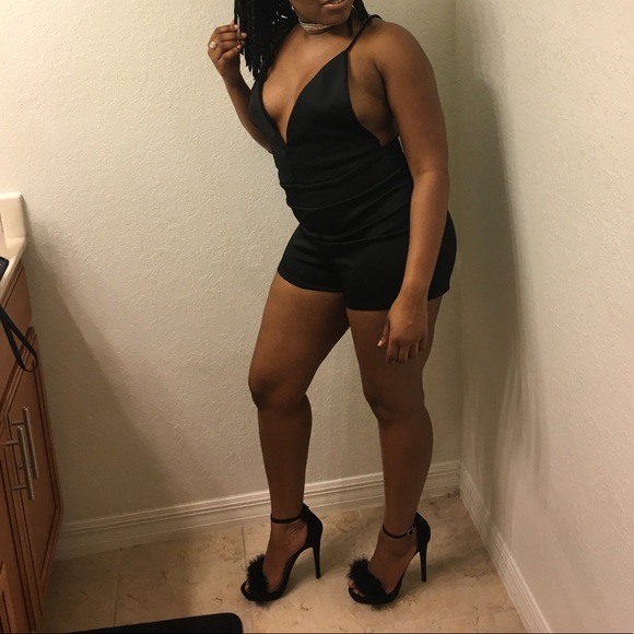 ♠️Little Black Romper♠️ - Picture 2 of 3