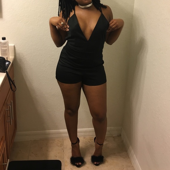 ♠️Little Black Romper♠️ - Picture 3 of 3